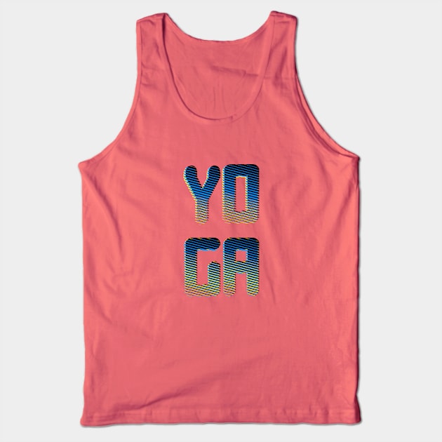 Yoga Lines Tank Top by SimonSay